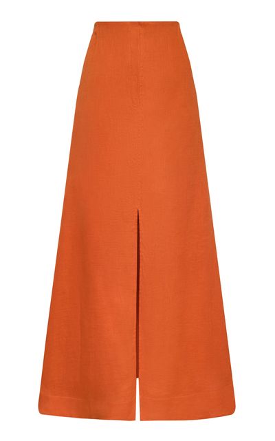 Andres Otalora Andres Otalora Errante Linen Maxi Skirt