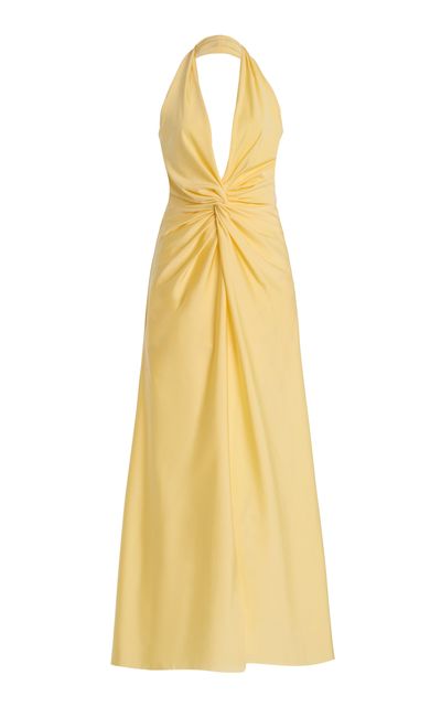 andres otalora mendra gathered jersey maxi dress Andres Otalora