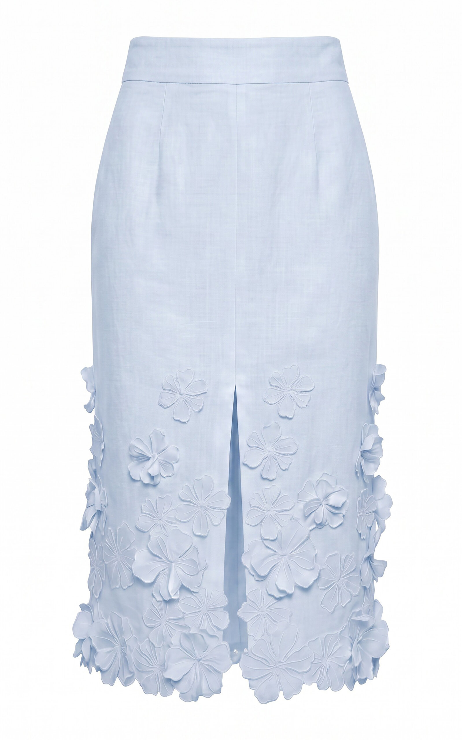 Andres Otalora Andres Otalora Fiore Linen Midi Skirt