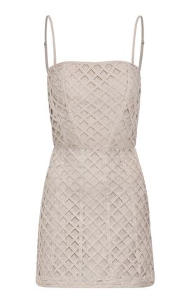 Andres Otalora Andres Otalora Idenza Embellished Linen Mini Dress