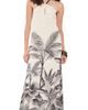 Andres Otalora Andres Otalora Kalahari Embellished Maxi Dress Maxi Ecru/Black Jungle - 1