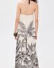 Andres Otalora Andres Otalora Kalahari Embellished Maxi Dress Maxi Ecru/Black Jungle - 3