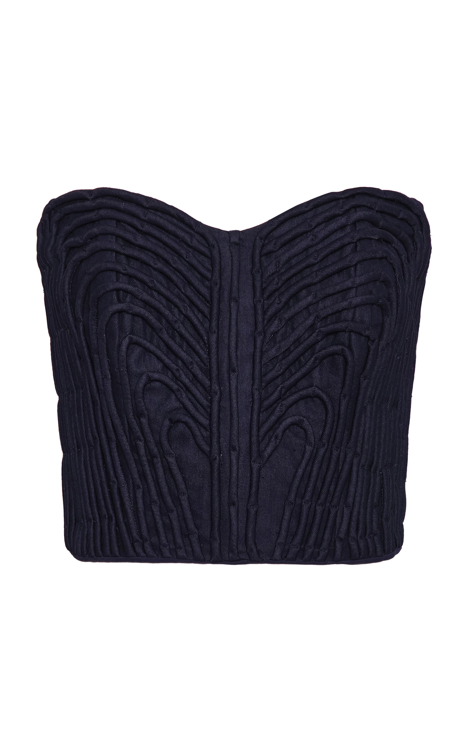 Andres Otalora Andres Otalora Ligera Embroidered Bustier Top