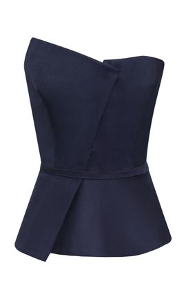 Andres Otalora Andres Otalora Me Habitas Asymmetric Peplum Top
