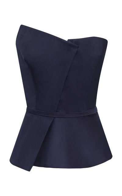 Andres Otalora Andres Otalora Me Habitas Asymmetric Peplum Top