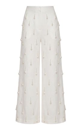 Andres Otalora Andres Otalora Nebula Embellished Linen Pants