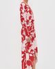 Andres Otalora Andres Otalora Nuestro Presente Midi Dress Scarlet Florals - 4