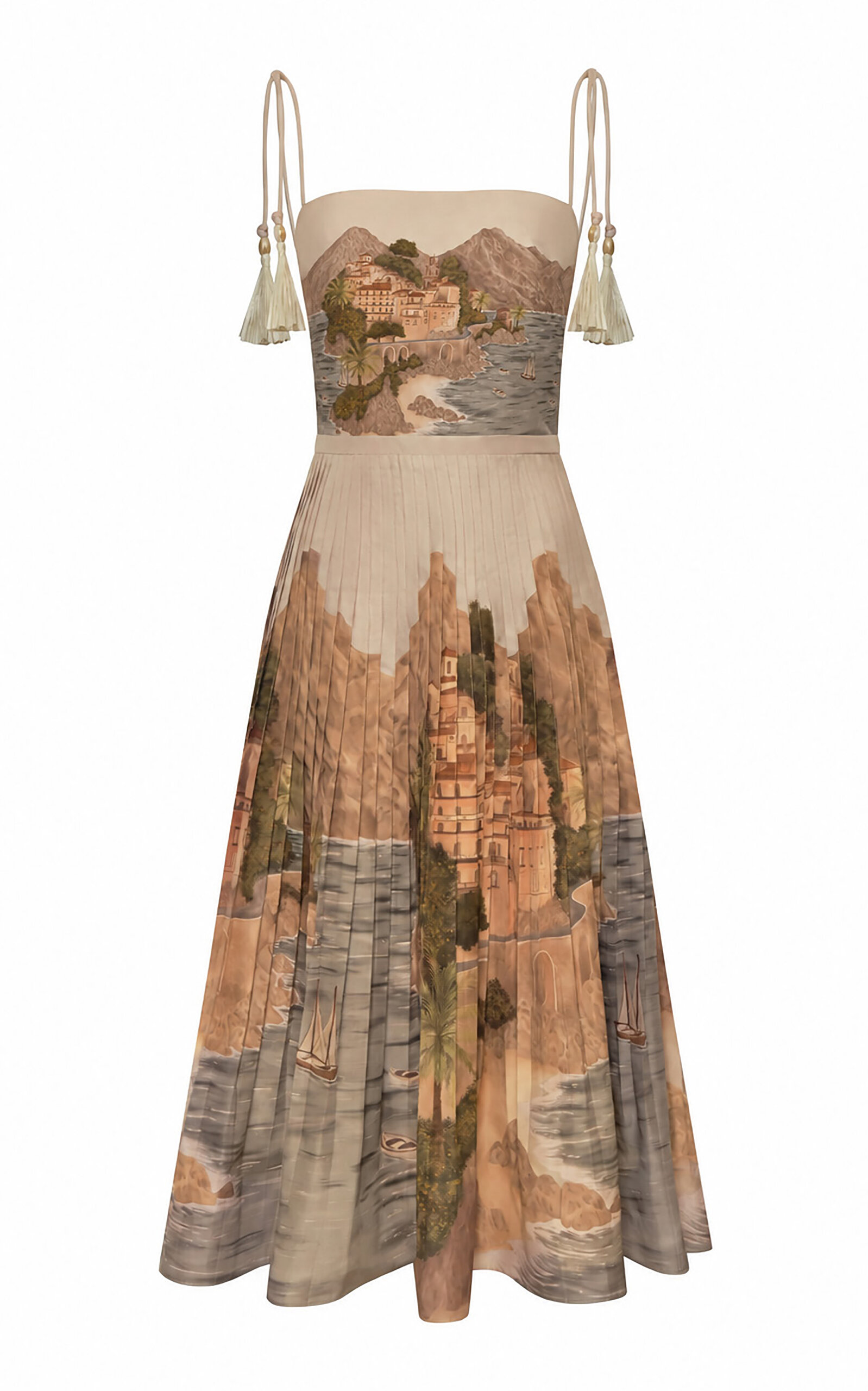 Andres Otalora Andres Otalora Ocaso Vivo Cotton Midi Dress