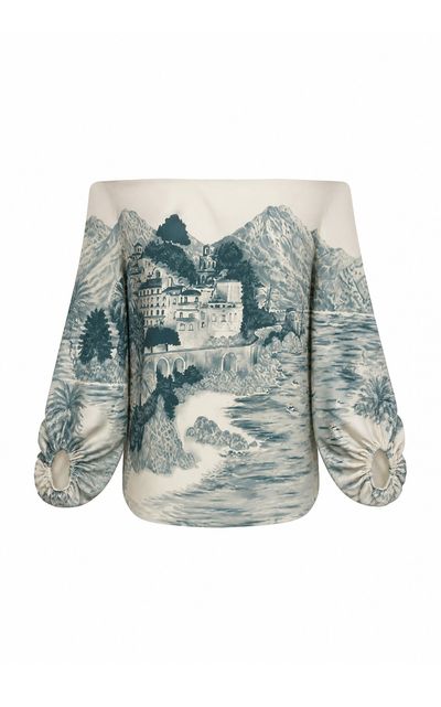 Andres Otalora Andres Otalora Pequeña Eternidad OfftheShoulder Top