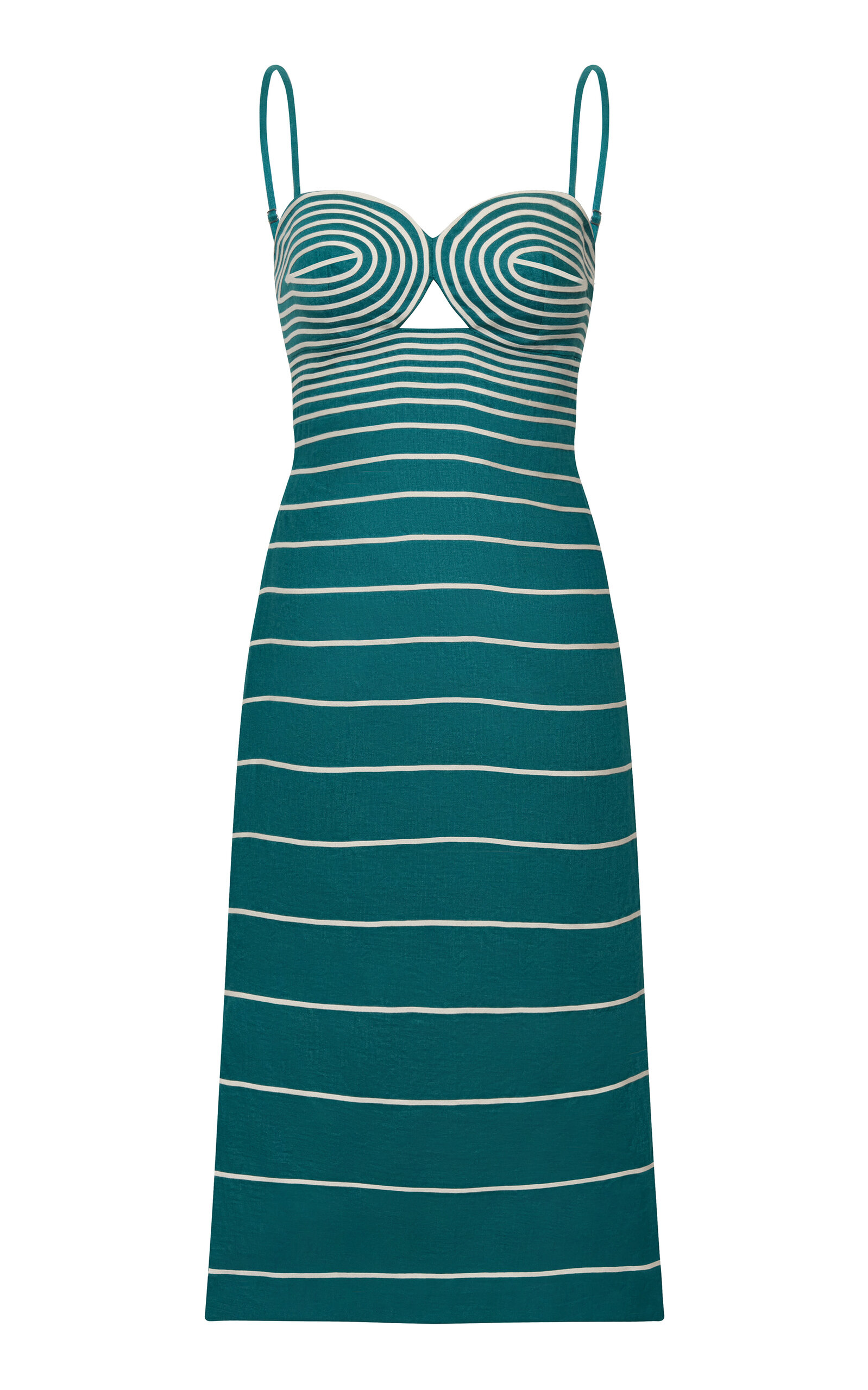Andres Otalora Andres Otalora Recuerdos Linen Midi Dress