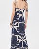 Andres Otalora Andres Otalora Una Esencia Maxi Dress Navy Floral Mosaique - 3