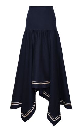 Andres Otalora Andres Otalora Wayuu Linen Maxi Skirt