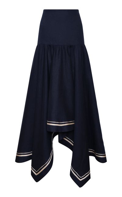 Andres Otalora Andres Otalora Wayuu Linen Maxi Skirt