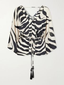 ANDRES OTALORA Desierto Vivo printed georgette blouse