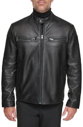 Andrew Marc Andrew Marc Bantam Leather Moto Jacket