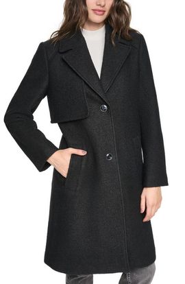 Andrew Marc Andrew Marc Besette Boiled Wool Blend Coat