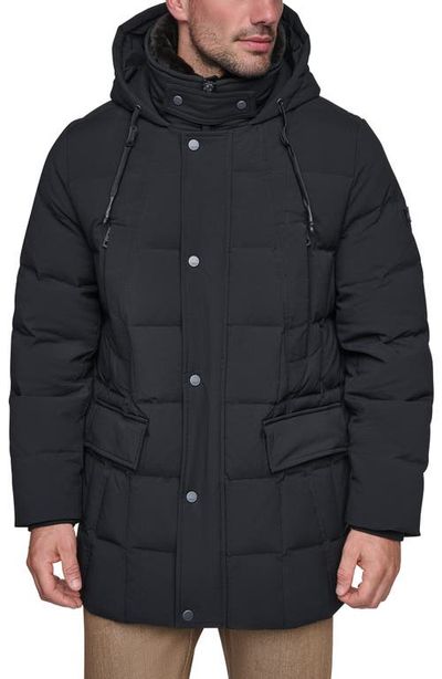Andrew Marc Andrew Marc Down & Feather Fill Parka with Faux Fur Trim Hood