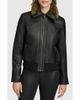Andrew Marc Andrew Marc Evie Lambskin Aviator Jacket with Faux Fur Collar - 1