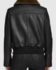 Andrew Marc Andrew Marc Evie Lambskin Aviator Jacket with Faux Fur Collar - 2