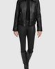 Andrew Marc Andrew Marc Evie Lambskin Aviator Jacket with Faux Fur Collar - 5