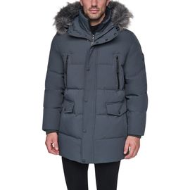 Andrew Marc Andrew Marc Faux Fur Trim Hooded Down & Feather Fill Parka