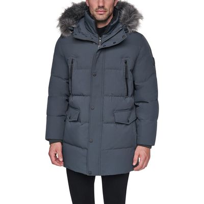 Andrew Marc Andrew Marc Faux Fur Trim Hooded Down & Feather Fill Parka