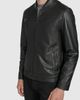 Andrew Marc Andrew Marc Fine Grain Lambskin Leather Bomber Jacket - 3