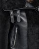 Andrew Marc Andrew Marc Kemsley Faux Leather & Faux Shearling Moto Jacket - 4