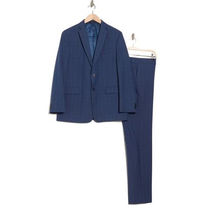 Andrew Marc Andrew Marc Kids' Blue Windowpane Nested Suit 