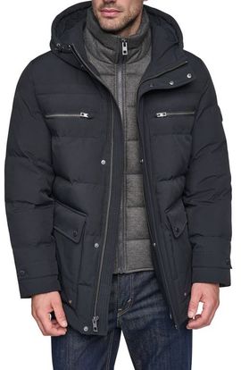 Andrew Marc Andrew Marc Mixed Parka with Bib