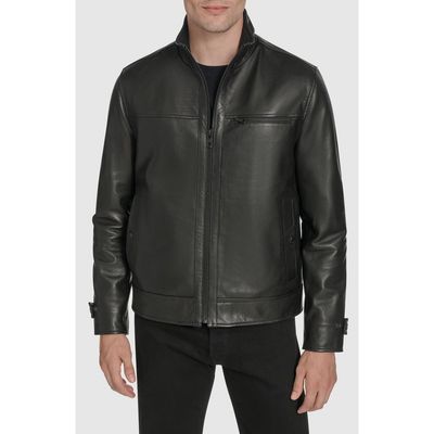 Andrew Marc Andrew Marc Stand Collar Leather Jacket