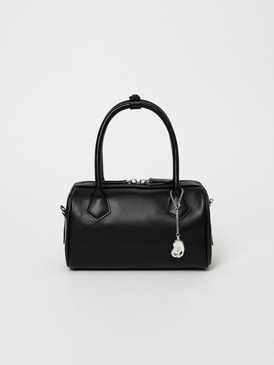 ANDROS Faux Leather Mignon Bag [Black]