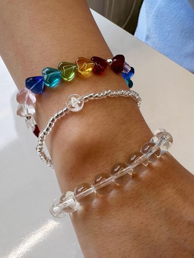 andseeyou rainbow heart bracelet-JB0010
