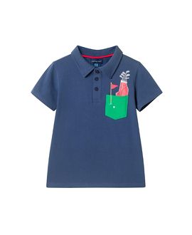 Andy & Evan Andy & Evan Boys' Pocket Polo Shirt