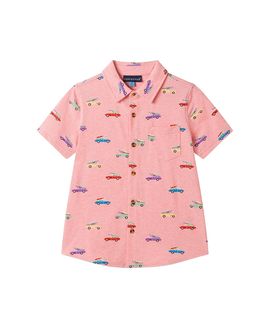 Andy & Evan Andy & Evan Boys' Printed Knit Buttondown Shirt