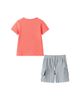 Andy & Evan Andy & Evan Boys' Short Sleeve Tee & Quilted Short Set - 2