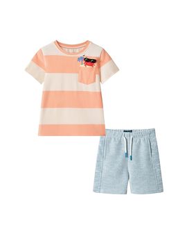Andy & Evan Andy & Evan Boys' Stripe Pocket Tee Set
