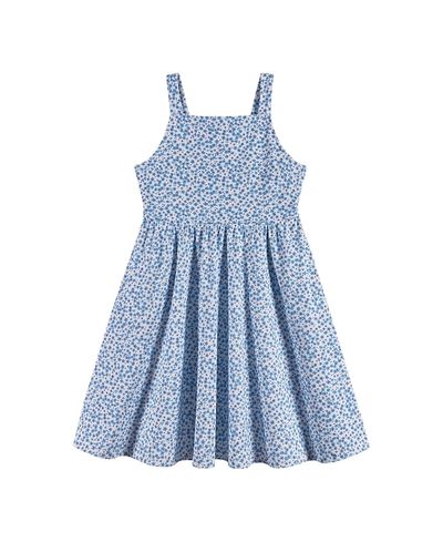 Andy & Evan Andy & Evan Girls' Floral Printed Dress with Back Cutout