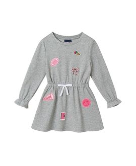 Andy & Evan Andy & Evan Girls' French Terry Long Sleeve Dress