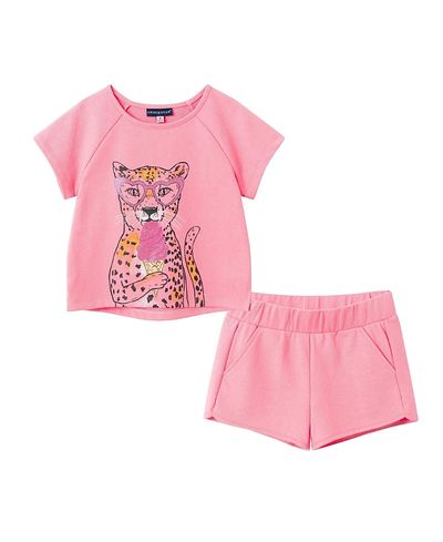 Andy & Evan Andy & Evan Girls' French Terry Top & Short