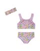 Andy & Evan Andy & Evan Girls' Ruffle Bikini with Headband - 1