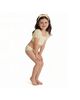 Andy & Evan Andy & Evan Girls' Stripe Puff Sleeve Tankini with Headband - 3