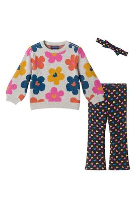 Andy & Evan Andy & Evan Kids' 3-Piece Sweater, Leggings & Headband Set