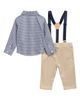 Andy & Evan Andy & Evan Kids' Button-Down Shirt, Suspender & Pants Set - 2