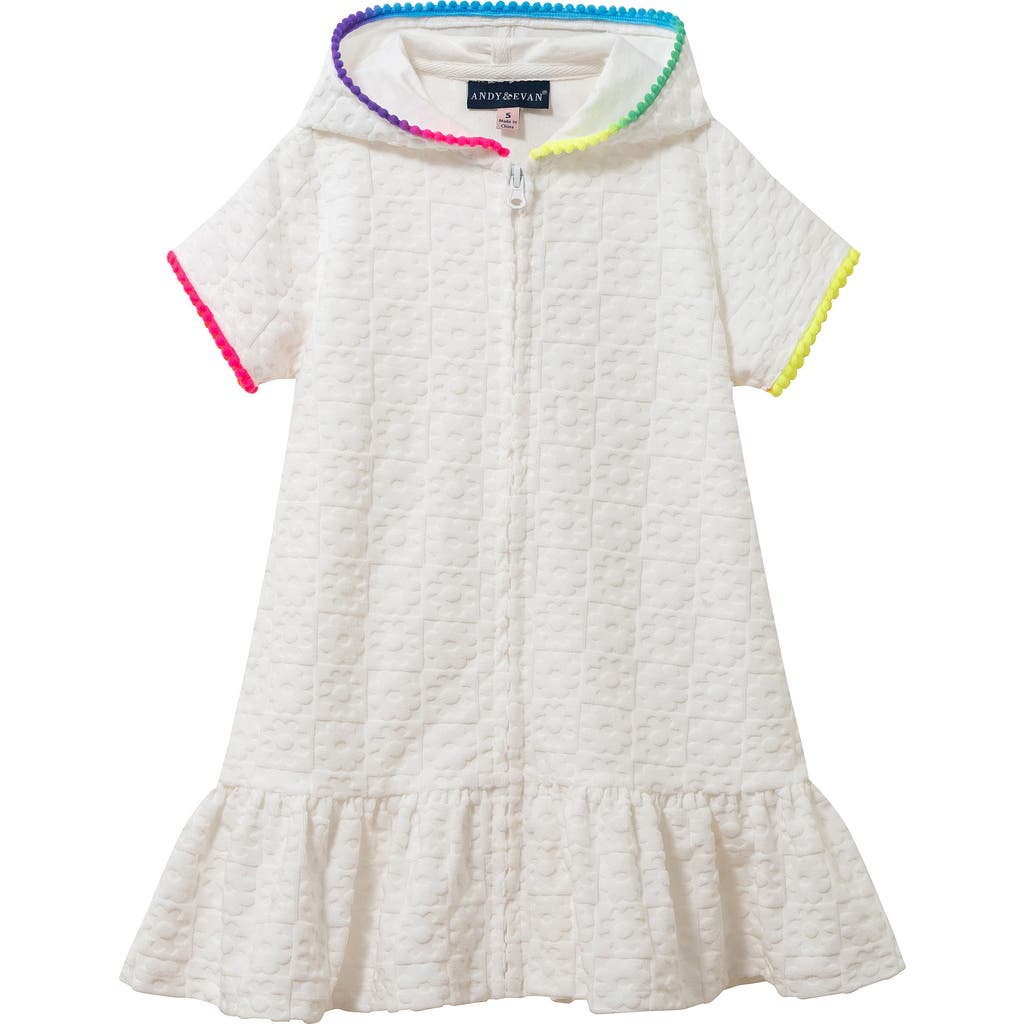 Andy & Evan Andy & Evan Kids' Hooded Terry Cover-Up Dress