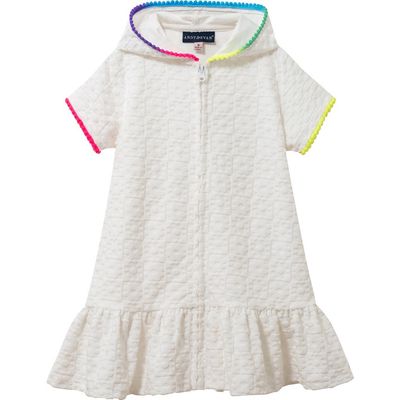 Andy & Evan Andy & Evan Kids' Hooded Terry Cover-Up Dress