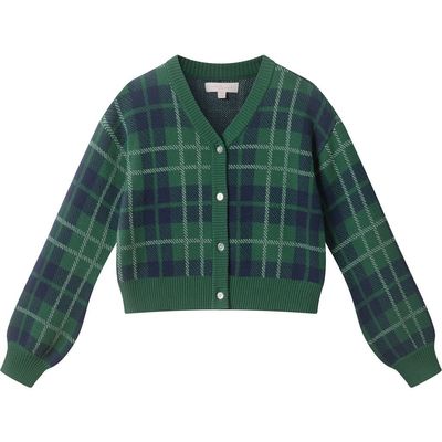 Andy & Evan Andy & Evan Kids' Plaid Cardigan