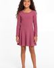 Andy & Evan Andy & Evan Kids' Rib Knit Henley Dress - 5