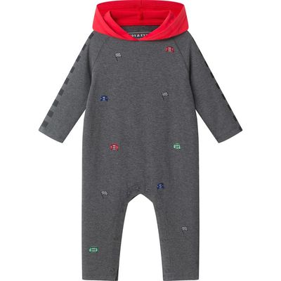 Andy & Evan Andy & Evan Race Day Hooded Romper