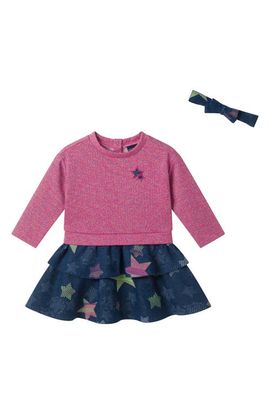 Andy & Evan Andy & Evan Two-Fer Dress & Headband Set
